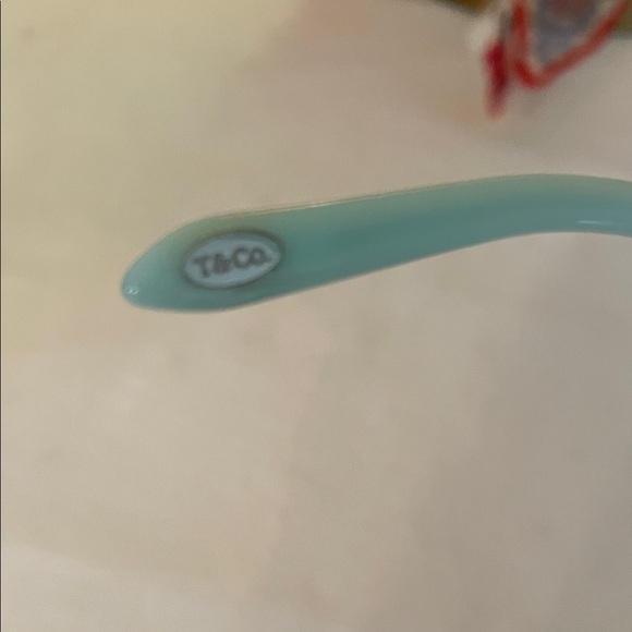 Tiffany & Co Aqua Grey Tortoise Women’s Glass Frames SilverCross Hardware TF2074 - Picture 6 of 11